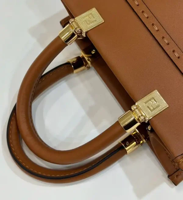 Fendi Mini Tote Brown - Image 5