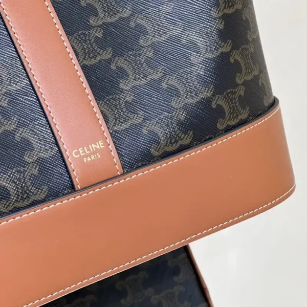 Celine Triomphe Bucket Brown - Image 5