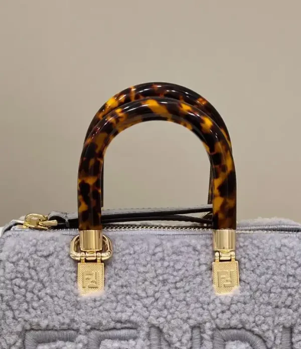 Fendi By The Way Boston Blue Wool - Image 5