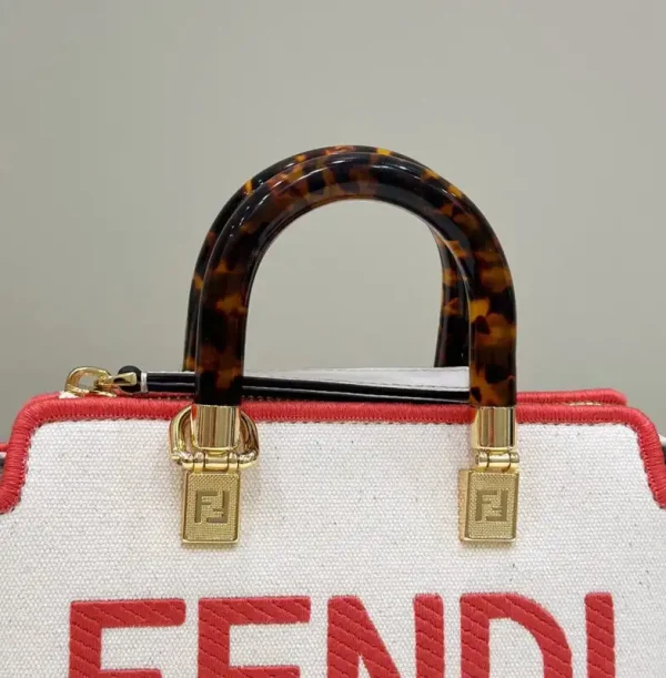 Fendi By The Way Boston  Red White - Image 5