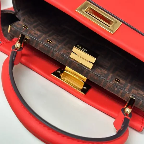 Fendi Peekaboo  Medium Red - Image 5