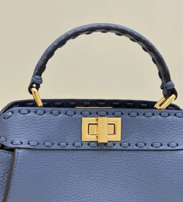 Fendi Peekaboo Small  Blue - Image 5