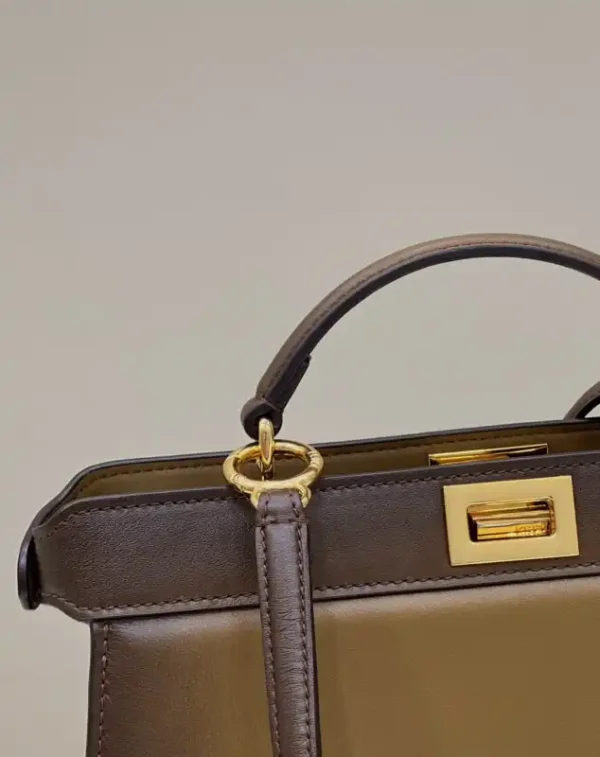 Fendi Peekaboo Large Dark Brown - Image 5