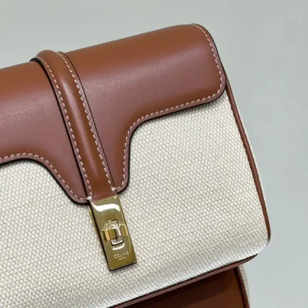 Celine Soft 16 Mini Brown - Image 3