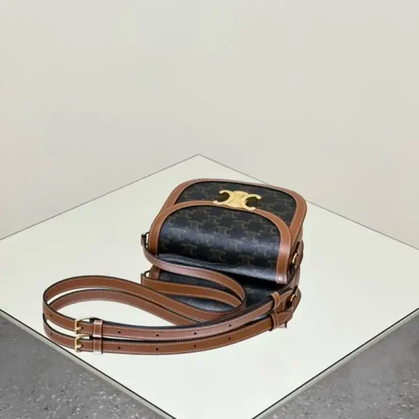 Celine Triomphe Bisaccia Mini - Image 5