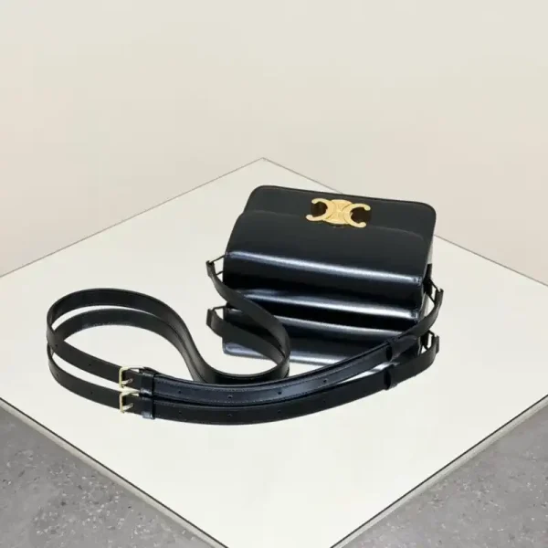Celine  Triomphe  Mini Black - Image 5