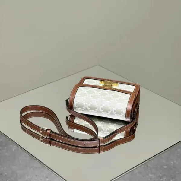 Celine Triomphe Mini White - Image 5