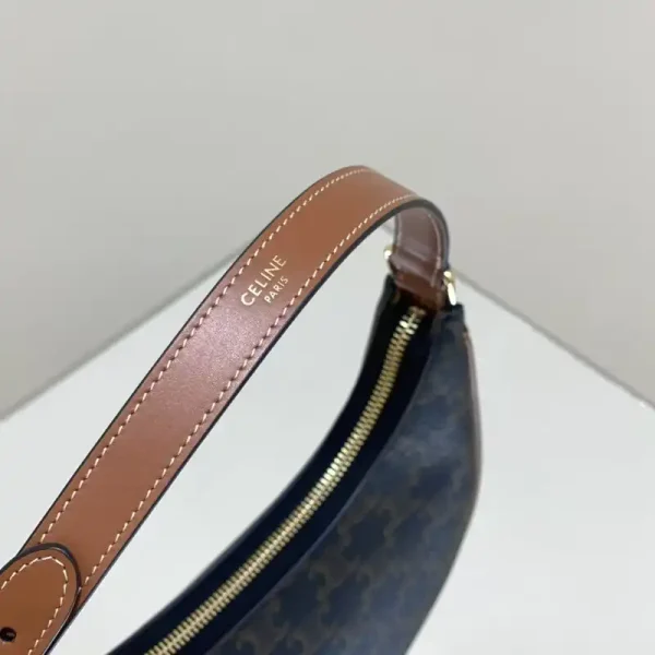 Celine Triomphe Moon Bag Brown - Image 5