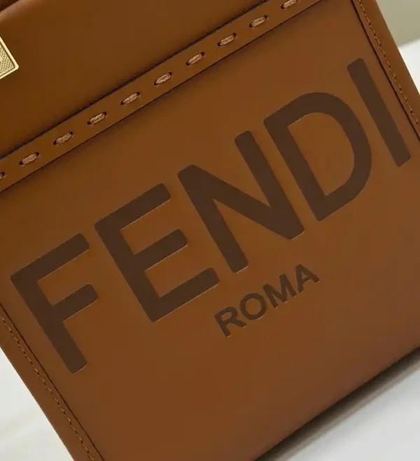 Fendi Mini Tote Brown - Image 6