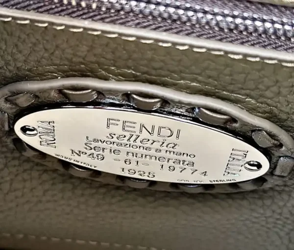 Fendi Peekaboo Small  Dark Grey - Image 6