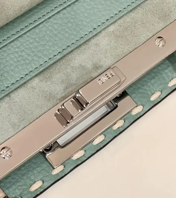 Fendi Peekaboo  Green Python Handle - Image 6
