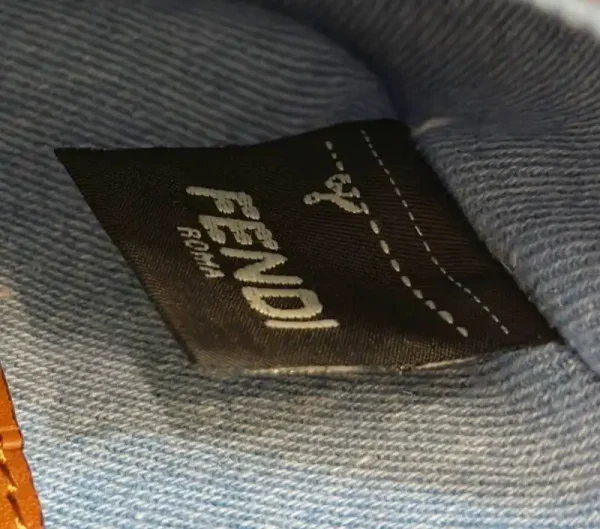 Fendi Baguette Small Denim Blue - Image 5