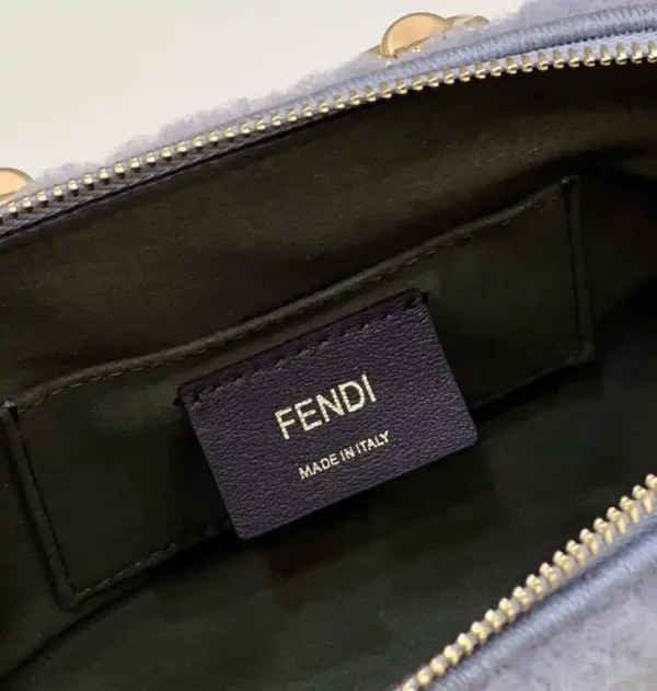 Fendi By The Way Boston Blue Wool - Image 6