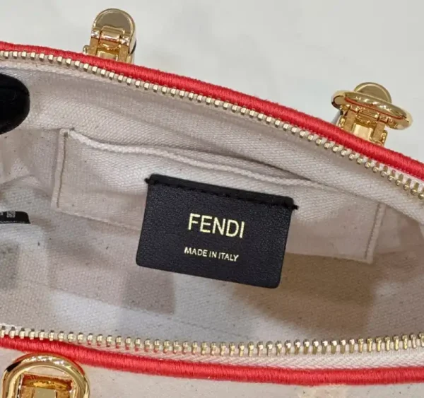 Fendi By The Way Boston  Red White - Image 6
