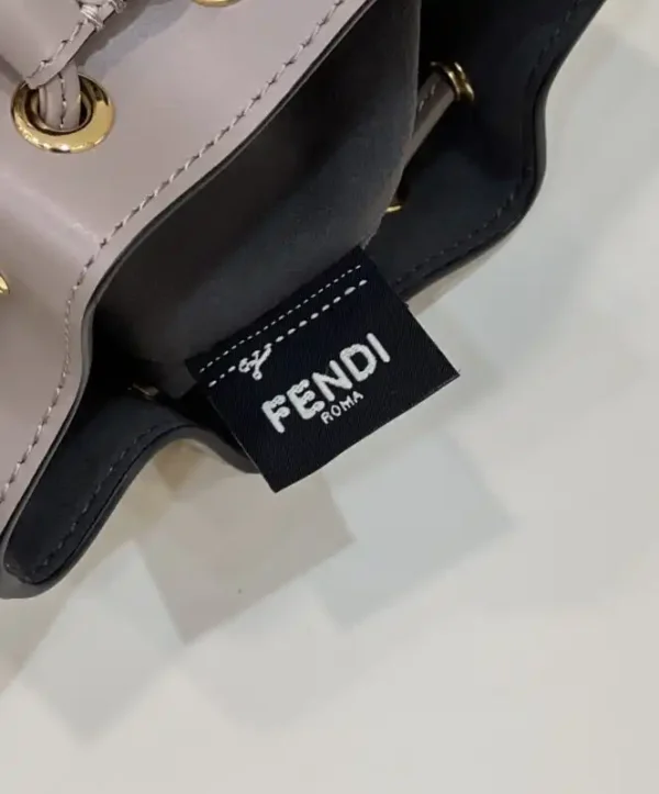 Fendi Tresor Mini Bucket Grey - Image 6