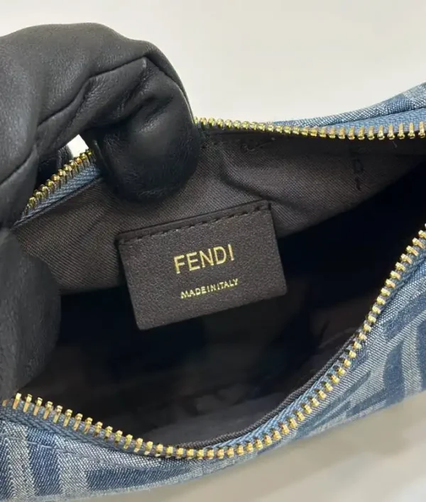 Fendi Fendigraphy Small Denim Blue - Image 6