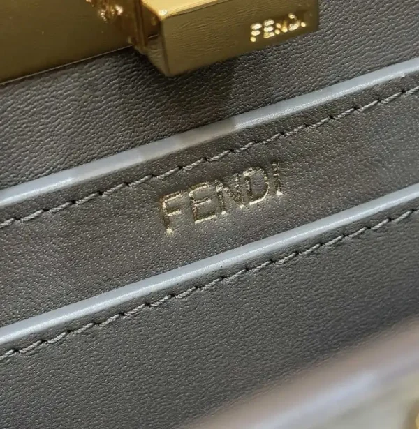 Fendi Peekaboo Mini Grey - Image 6