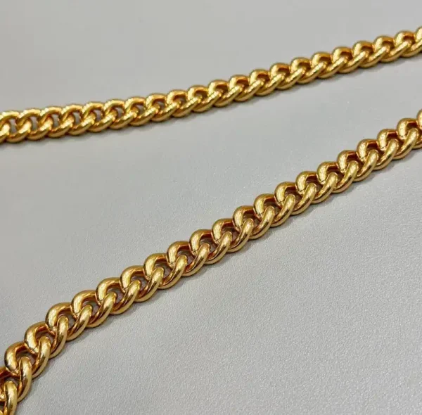 Fendi Baguette  Sliding Chain FF Brown - Image 6