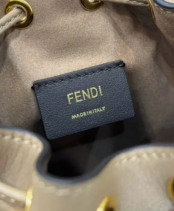 Fendi Tresor Mini Bucket Brown - Image 6