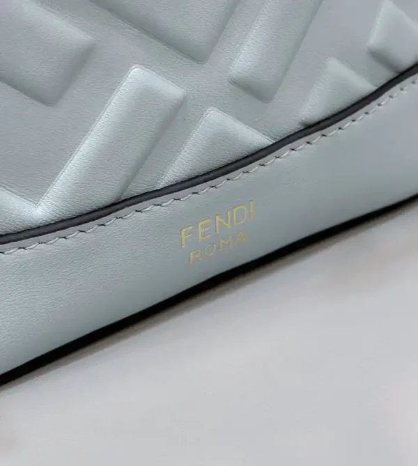 Fendi Tresor Mini Bucket Blue - Image 6