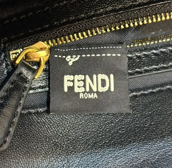 Fendi Baguette Full Leather Black - Image 6