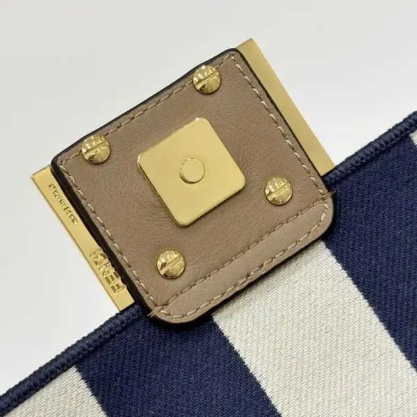 Fendi Baguette Small Cotton Blue - Image 6