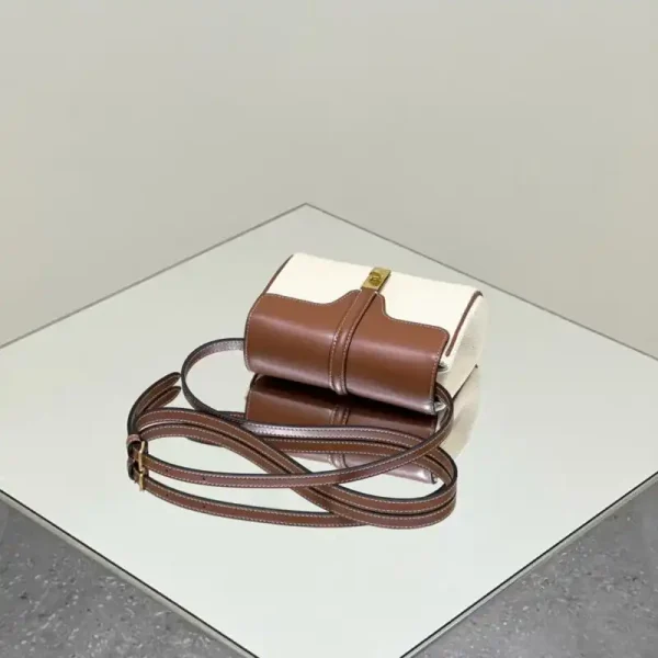 Celine Soft 16 Mini Brown - Image 4