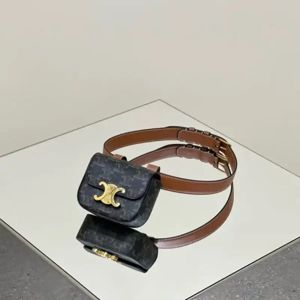 Celine Triomphe Mini Waist Bag - Image 6