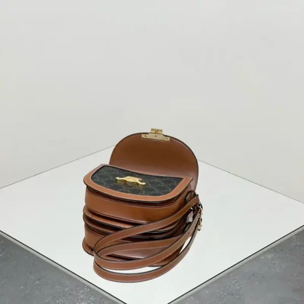 Celine Triomphe Bisaccia Mini - Image 6