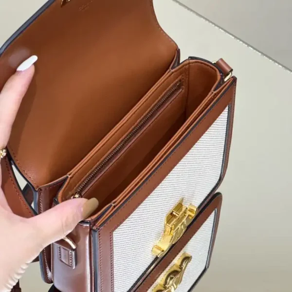 Celine Triomphe Mini White - Image 7