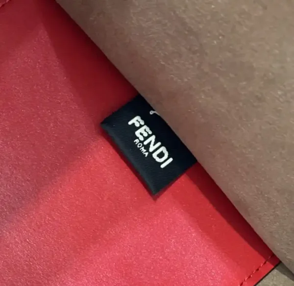 Fendi Peekaboo Tote Red - Image 7