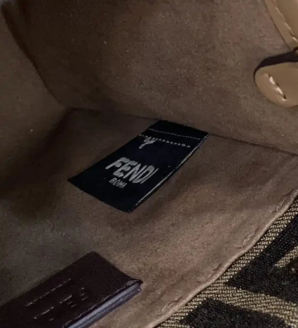 Fendi Mini Tote Brown Canvas - Image 7