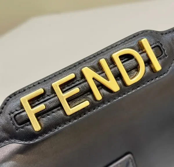 Fendi Baguette Full Leather Black - Image 7