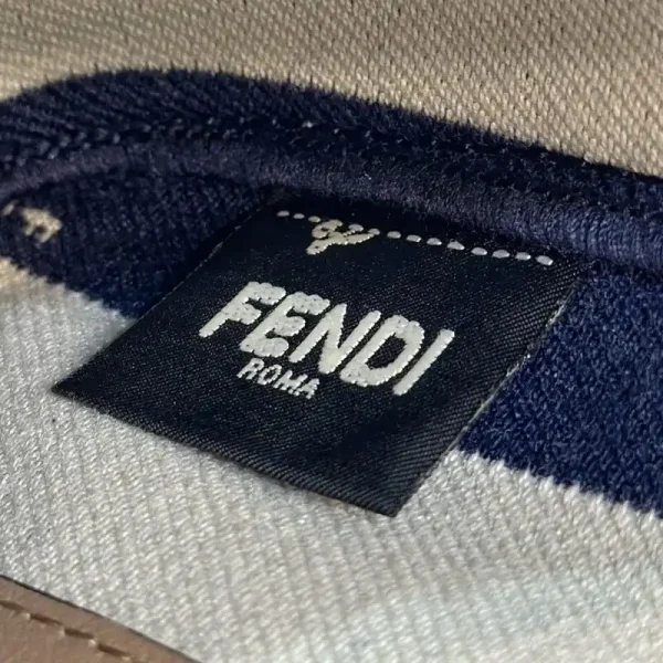 Fendi Baguette Small Cotton Blue - Image 7