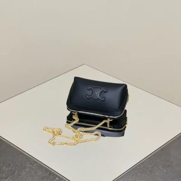 Celine Triomphe Clutch Black - Image 7