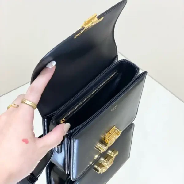 Celine  Triomphe  Mini Black - Image 7