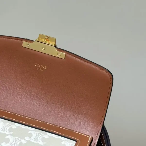 Celine Triomphe Mini White - Image 8