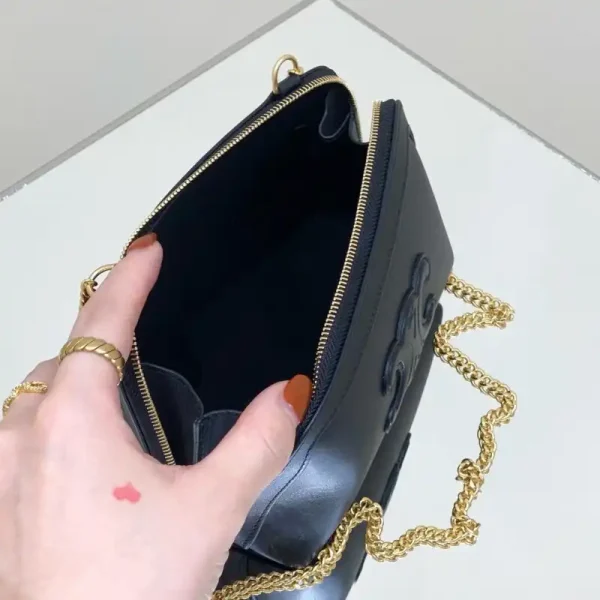 Celine Triomphe Clutch Black - Image 8