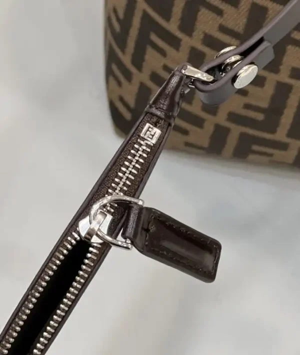 Fendi Double F Monogram  Tote - Image 8