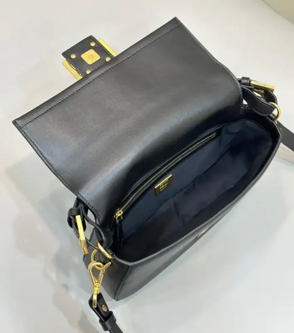 Fendi Baguette Full Leather Black - Image 8