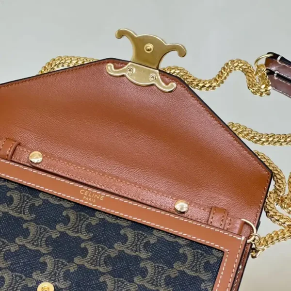 Celine Triomphe Chain WOC - Image 3
