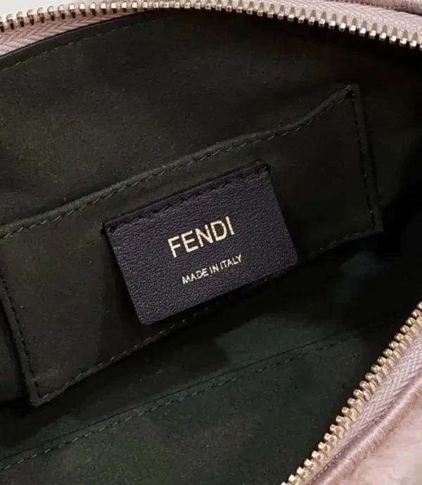Fendi By The Way Boston Pink Wool - Image 8