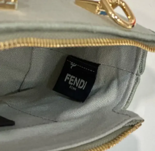 Fendi By The Way Boston   Beige Cotton - Image 8