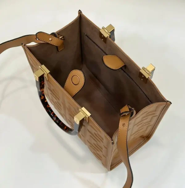 Fendi Small Tote Brown - Image 8