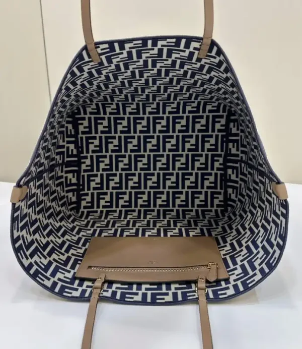 Fendi Two Side Small Tote Blue - Image 9