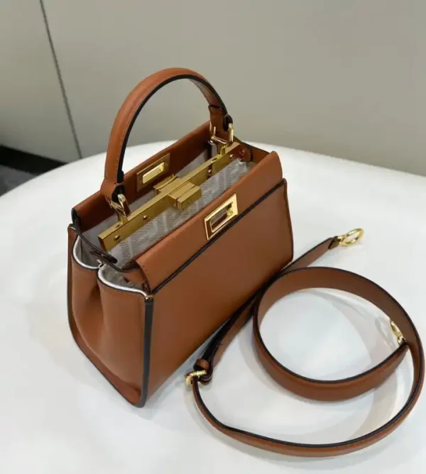 Fendi Peekaboo Medium  Brown - Image 9