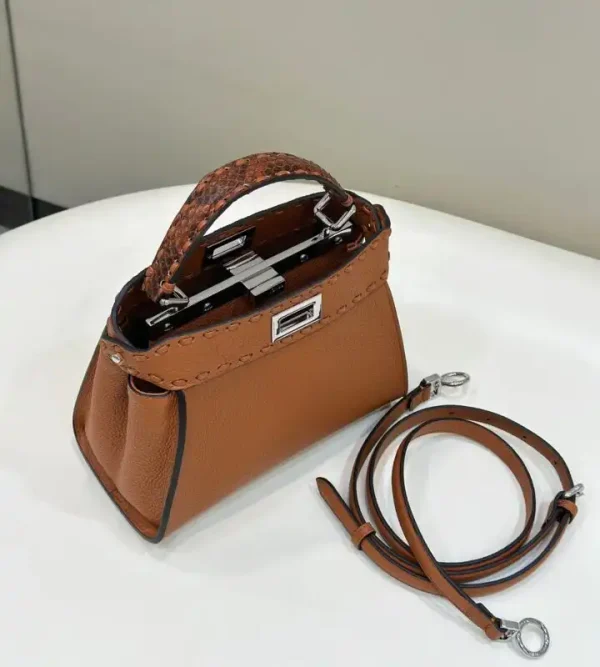 Fendi Peekaboo Small  Brown - Image 9