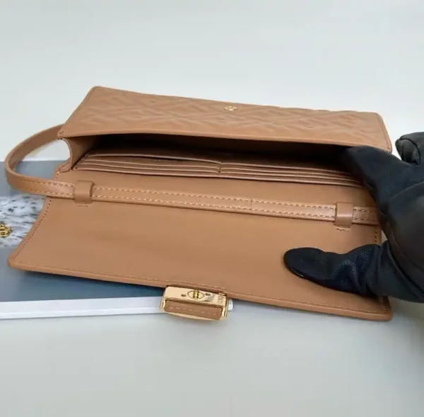 Fendi Baguette Full  Brown - Image 9