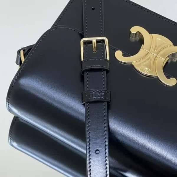 Celine  Triomphe  Mini Black - Image 9