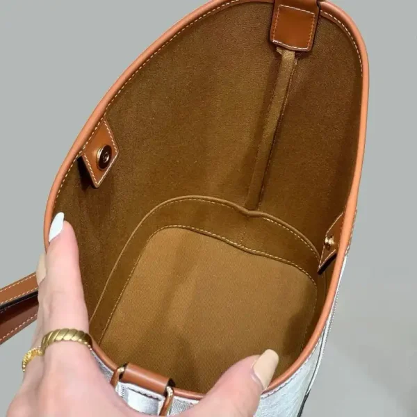 Celine Triomphe Bucket Brown - Image 10